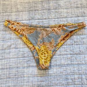 Amuse Society Printed Bikini Bottom